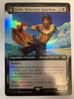 Jecht, Reluctant Guardian (Extended Art FOIL) MtG:Final Fantasy 0448 R - Image 1