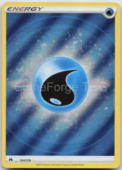 Water Energy 154/159 Ultra Rare Crown Zenith Pokemon NM/M - Image 1