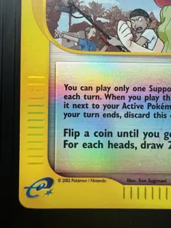 Pokemon Mary's Impulse 142/165 Expedition Base Set Reverse Holo (LP) - Image 4