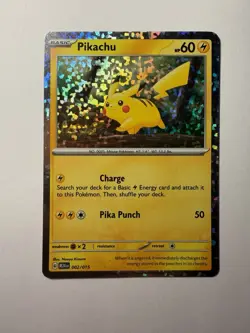 Pokemon Pikachu M24 McDonalds Promo 002/015 NP FOIL - Image 1
