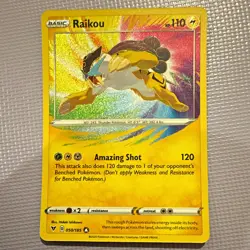 The Pokemon Company Raikou 050/185 Vivid Voltage Amazing Rare Holo Eng 110 HP - Image 1