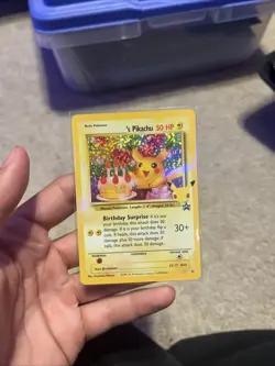 2021 Pokemon Celebrations Birthday Pikachu 24/53 Holo 25th Anniversary Mint - Image 2