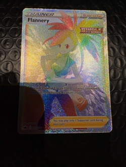 Flannery 215/198 - Chilling Reign Pokemon TCG Rainbow Secret Rare - Image 2