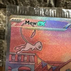SEALED Pokemon TCG Sealed Mew EX 053 Black Star Promo Scarlet & Violet 151 - Image 4