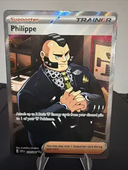 Philippe 110/086: Chaos Rising Full Art Holo Ultra Rare. NM Pokemon - Image 1