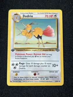 Pokemon TCG Dodrio JUNGLE FIRST EDITION - Image 1