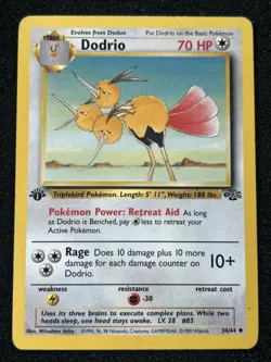Pokemon TCG Dodrio JUNGLE FIRST EDITION - Image 2