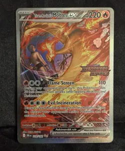 Pokemon Team Rocket's Moltres ex 229/182 Hyper Rare Holo Eng 220HP - Image 1