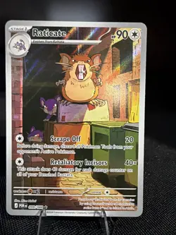 Raticate - Pokemon Perfect Order 099/088 Illustration Rare, Full Art-NM - Image 1