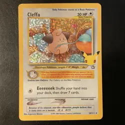 Pokemon TCG Cleffa Celebrations: Classic Collection 20/111 Holo Holo Rare NM - Image 1