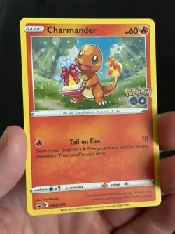 Charmander SWSH232 Holo Promo Sword & Shield Promo Pokemon GO Holo Near Mint - Image 2