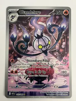 2025 Pokemon White Flare Chandelure Illustration Rare #103/086 NM/MINT - Image 1