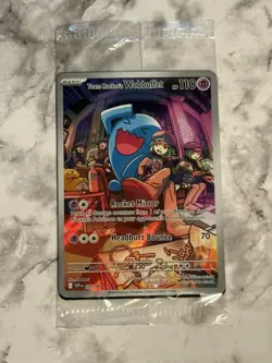 Team Rocket's Wobbuffet 203 SV Scarlet & Violet Promo Holo English SEALED - Image 1