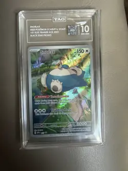Snorlax Scarlet Violet 151 ETB Black Star Promo Pokemon TAG 10 - Image 1