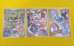 Set Of (3) Pokemon First Partner Illustration Collection Series 2 Galar Gen 8 - Image 1