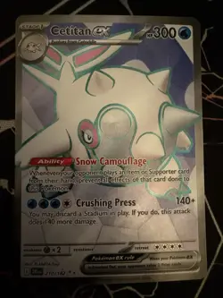 Pokemon TCG - Cetitan EX 210/182 Destined Rivals Full Art Holo NM/M - Image 1
