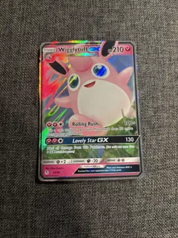 2019 Pokemon SM Hidden Fates Wigglytuff GX #42/68 - Image 1