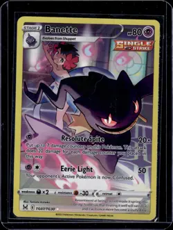 Banette TG07/TG30 Holo Lost Origin Trainer Gallery Pokemon NM - Image 1