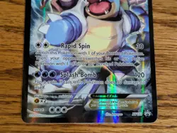 2016 Pokemon XY Blastoise EX XY122 Black Star Promo Holo VG Condition Full Art - Image 4