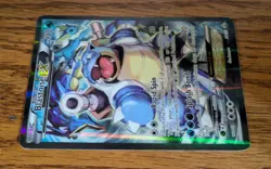 2016 Pokemon XY Blastoise EX XY122 Black Star Promo Holo VG Condition Full Art - Image 5