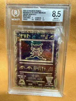 1999-02 Pokemon Promos 2000 Movie WotC American Ancient Mew BGS 8.5 - Image 1
