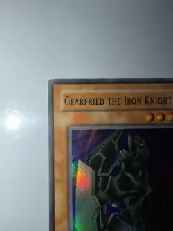 Yu-Gi-Oh Gearfried the Iron Knight PSV-101 1st Edition Super Rare HP Holo - Image 4