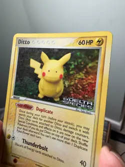 Ditto (Pikachu) - 39/113 - EX Delta Species Stamped Holo - Pokemon TCG MP Card - Image 4