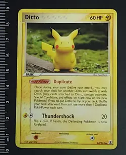 Pokemon TCG Ditto Pikachu 39/113 Delta Species MP - Image 1