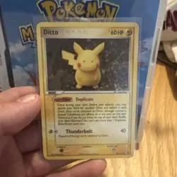 Nintendo Pokemon TCG Ditto (Pikachu) 39/113 EX Delta Species 2005 60HP - Image 1