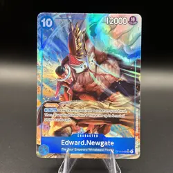EDWARD NEWGATE - One Piece OP13-042 - AA Alt Art Super Rare SR - Carrying On - Image 1