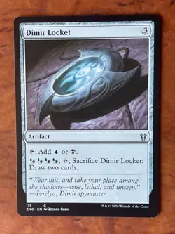 Dimir Locket MTG Magic the Gathering Card LP Lightly Played ZNC - Image 1