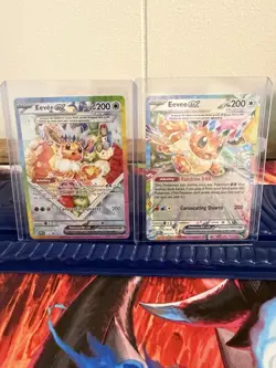 Pokemon TCG Scarlet & Violet 2 Card Lot Eevee ex Holo Promo 075/131 SVP 174 EN - Image 1