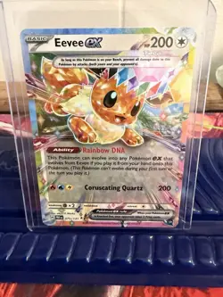 Pokemon TCG Scarlet & Violet 2 Card Lot Eevee ex Holo Promo 075/131 SVP 174 EN - Image 2