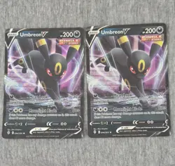 Pokemon TCG 094/203 Umbreon V Evolving Skies 2 Card Holographic Lot - Image 1