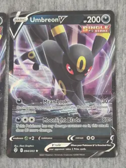 Pokemon TCG 094/203 Umbreon V Evolving Skies 2 Card Holographic Lot - Image 2