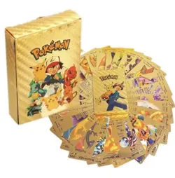 ￼Pokemon Gold Foil 55 Card Pack-Tcg Gx Vmax Gx Charizard- New - Image 1