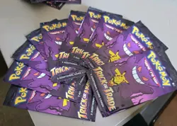 Lot Of 10 Packs Pokemon Trick Or Trade Halloween Cards - Image 1