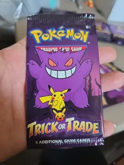 Lot Of 10 Packs Pokemon Trick Or Trade Halloween Cards - Image 2