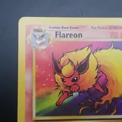 Flareon 19/64 - Jungle - Rare Non-Holo - VINTAGE WOTC Pokemon CARD - NM - Image 2