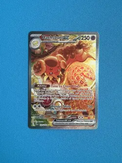 Pokemon TCG Dachsbun EX Stellar Crown Card 169/142 SIR Special Illustration Rare - Image 4