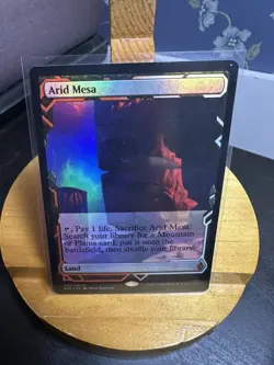 1x NM Foil Arid Mesa Zendikar Rising Expedition MTG Magic the Gathering - Image 1