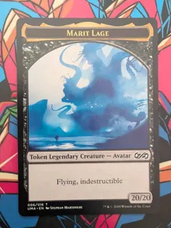 MTG Ultimate Masters Token MARIT LAGE #6 NM - Image 1