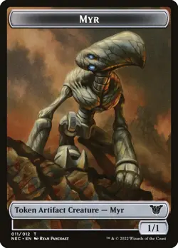 MTG Myr // Pilot ** Neon Dynasty Commander Tokens ** English - Image 1