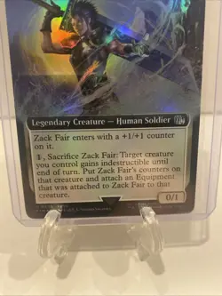 Magic the Gathering Final Fantasy - Zack Fair (Extended Art) (Foil) #435 - Image 3