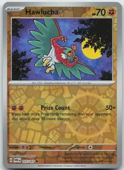 Hawlucha 107/167 Common Twilight Masquerade Pokemon Reverse Holo Near Mint - Image 1