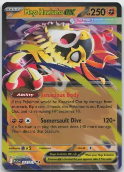 Mega Hawlucha ex 116/217 Double Rare Ascended Heroes Pokemon Holo Near Mint - Image 1