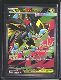 Mega Zeraora ex 098/084 Ultra Rare Pitch Black Pokemon Holo NM/M - Image 1