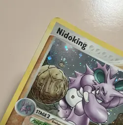 🛘 Pokemon Nidoking EX FireRed & LeafGreen stamped Holo Rare 120HP 8/112 - Image 3