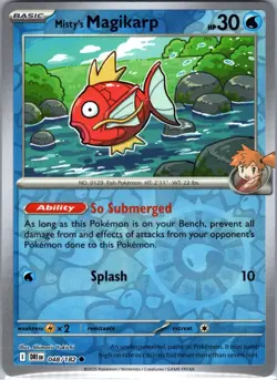 Misty's Magikarp 048/182 Common Destined Rivals Pokemon Reverse Holo Near Mint - Image 1