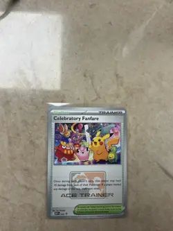 Celebratory Fanfare - Ace Trainer PROMO - 2025 MEP 028 - Pokemon TCG - NM - Image 1